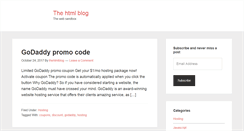 Desktop Screenshot of htmlblog.net