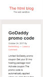 Mobile Screenshot of htmlblog.net
